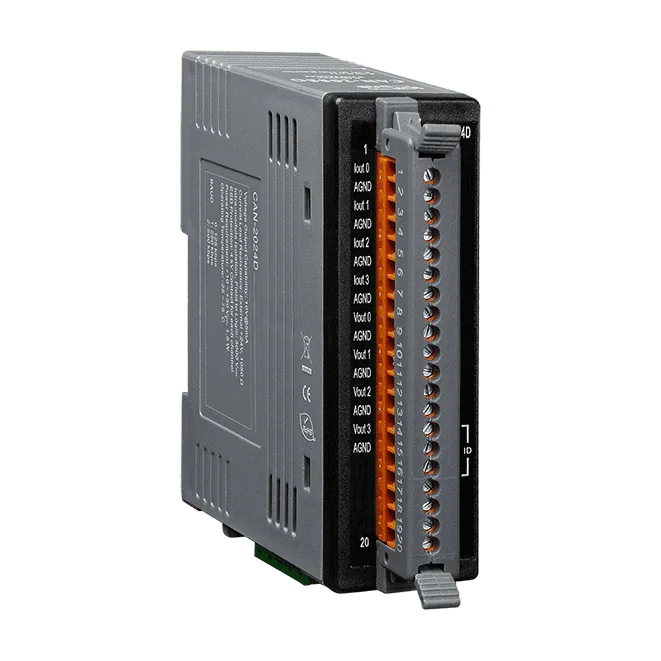 CAN-2024D DeviceNet Slave Module, 4-ch 14-bit Analog Output