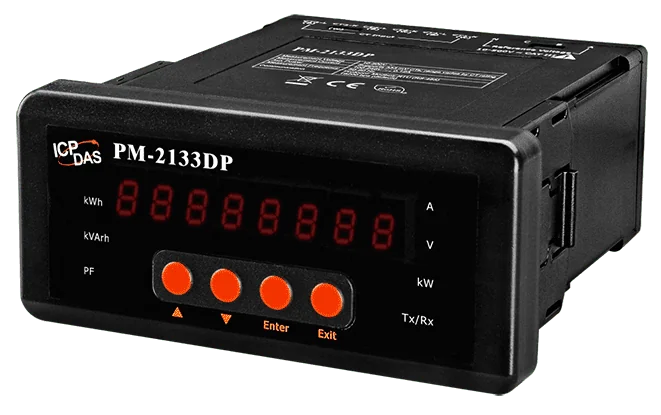 PM-2133DP 3-Phase Power Meter, Modbus RTU, LED Display