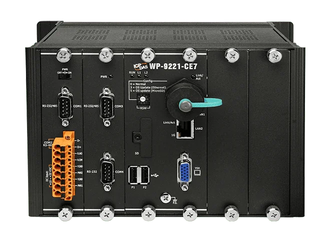WP-9221-CE7 Windows CE 7.0 PAC, 2-slot Cortex-A8 1 GHz Controller