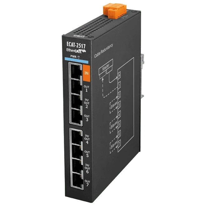 ECAT-2517 8-port EtherCAT Junction SubDevice Module