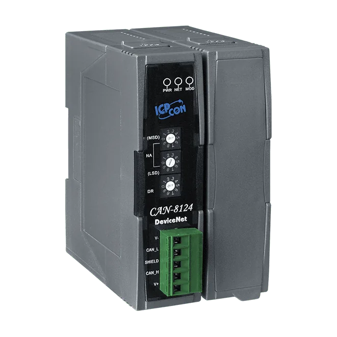CAN-8124-G DeviceNet Remote I/O Unit with 1 I/O Slot