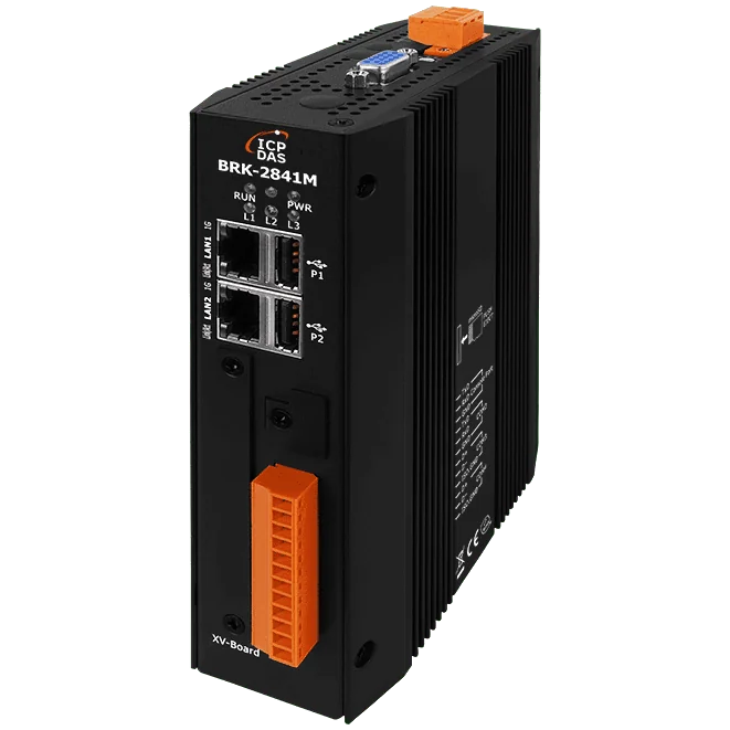 BRK-2841M IIoT MQTT Communication Server, Quad-core ARM, 2 Ethernet Ports