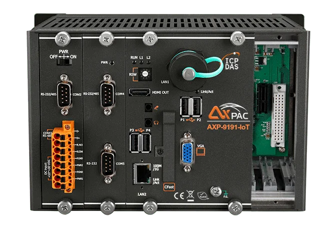 AXP-9191-IoT 1-Slot Windows 10 IoT PAC with Intel Atom E3950 CPU