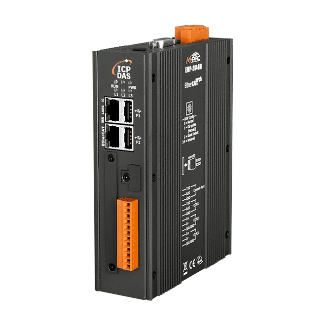 EMP-2848M Compact EtherCAT Master PAC, 16-Axis Motion Control