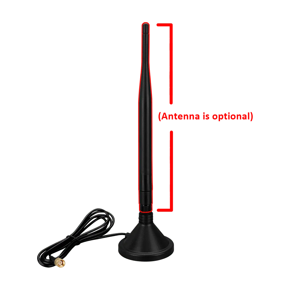 ANT-Base-02 Magnetic Base Antenna Mount, RP-SMA Male, 1.5 m Cable, 2.4 GHz
