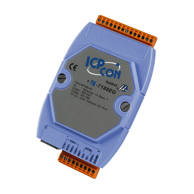 I-7188EG ISaGRAF Palm-sized Ethernet PAC with 80188-40 CPU