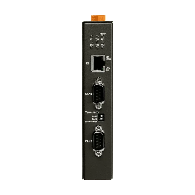 ECAN-240 Modbus TCP to 2-Port CAN Bus Gateway