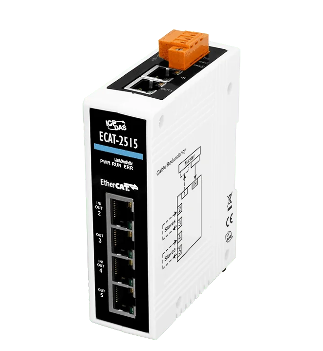 ECAT-2515 EtherCAT Junction SubDevice Module, 6-Port
