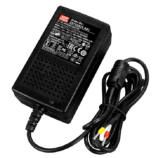 GST25A24-DA1 Desktop Power Supply, 85~264 VAC to 24 VDC/1.04 A, 25 W