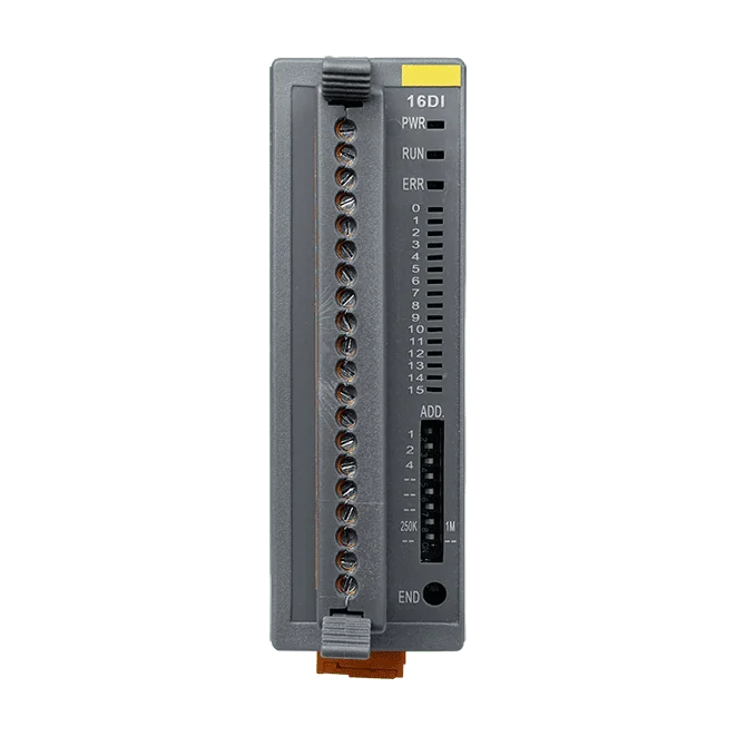 FR-2053iT FRnet I/O Module, 16-ch Isolated Sink/Source DI (19 ~ 30 VDC)