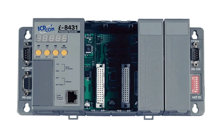 I-8431-G 4-Slot Ethernet Embedded Controller, 80188-40 CPU with MiniOS7
