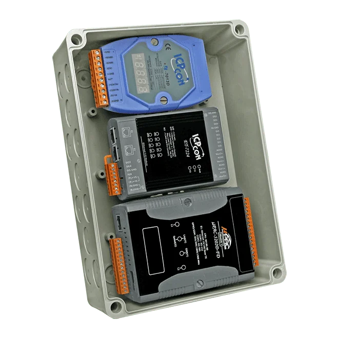 I-25091-ENC IP66 Industrial Enclosure with Built-in DIN-Rail