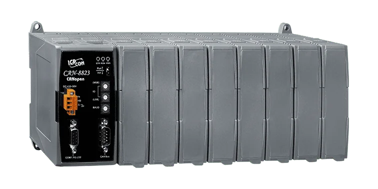 CAN-8823-G CANopen Remote I/O Unit with 8 I/O Expansion Slots