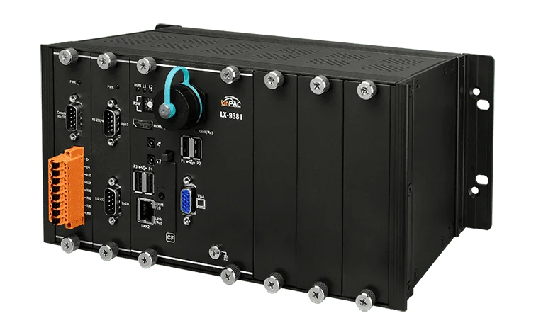 LX-9381 3-Slot Linux PAC with E3845 CPU and Metal Case