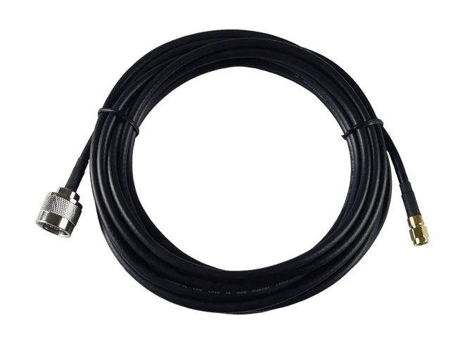 3S006 HDF 200 cable, 5 meter long N type male to RP-SMA male