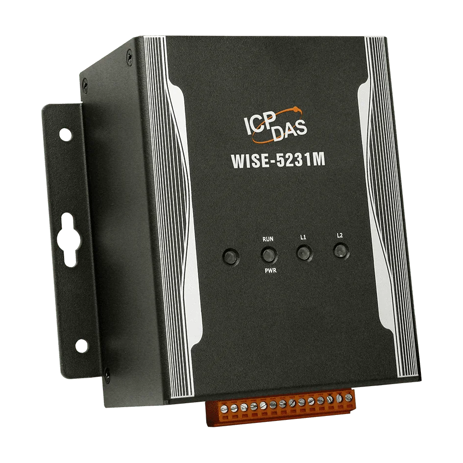 WISE-5231M IIoT Edge Controller, Metal Case, Web-Based IF-THEN-ELSE Logic