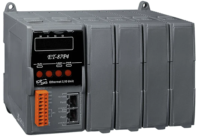 ET-87P4 4-Slot Intelligent Ethernet I/O Expansion Unit, DCON Protocol