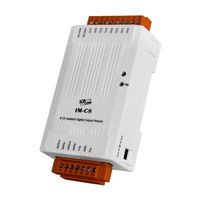 tM-C8 8-Channel Isolated Digital Output Module, Sink (NPN), RS-485