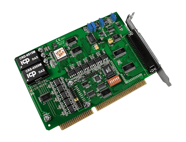 ISO-AD32L ISA Bus Isolated Analogue Input Board, 32-ch, 12-bit, 200 kS/s