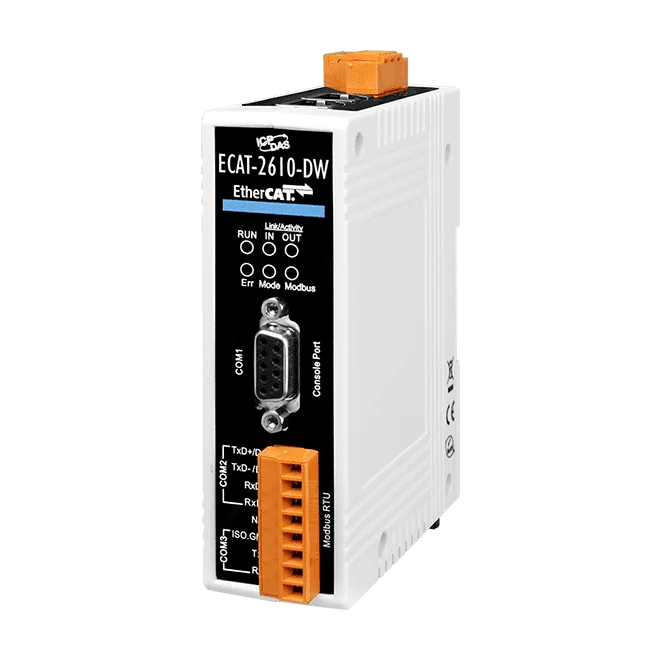 ECAT-2610-DW EtherCAT SubDevice to Modbus RTU and Power Meter Gateway