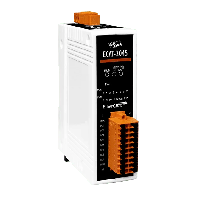 ECAT-2045 EtherCAT SubDevice I/O Module, Isolated 16-ch DO (Sink, NPN)