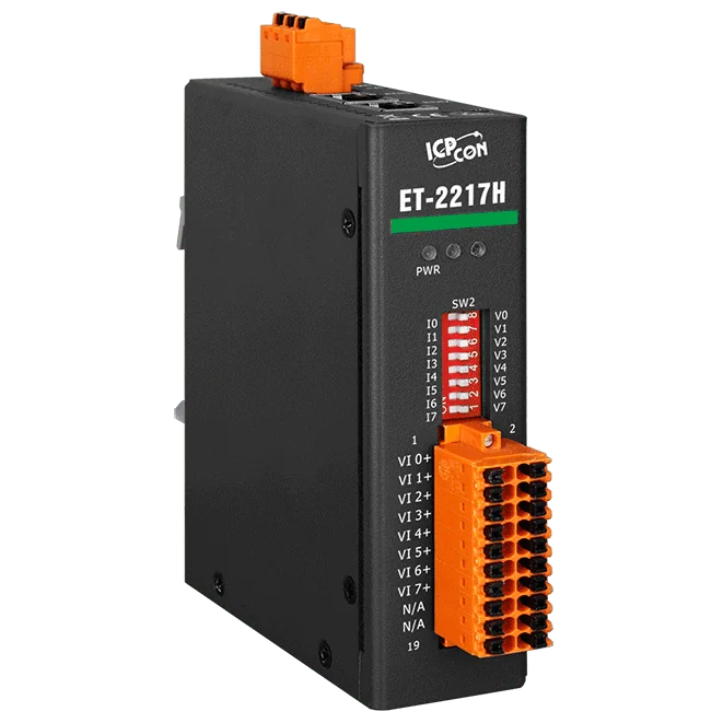 ET-2217H Ethernet I/O Module, 8-ch High Speed AI
