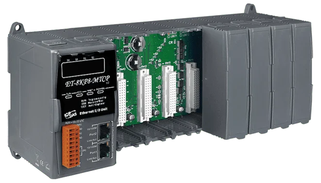 ET-8KP8-MTCP Modbus TCP Intelligent Ethernet I/O Expansion Unit, 8-Slot