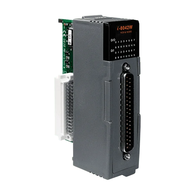 I-8042W-G Isolated Digital I/O Module, 16-ch Wet DI and 16-ch Sink DO
