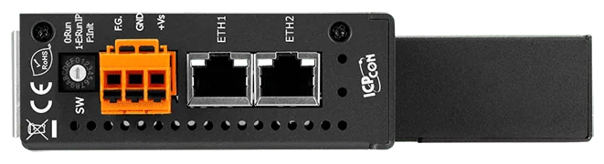 ET-2218H-16/S1 Ethernet I/O Module with 2-port Ethernet Switch, 16-ch High Speed Thermocouple Input, 100 S/s