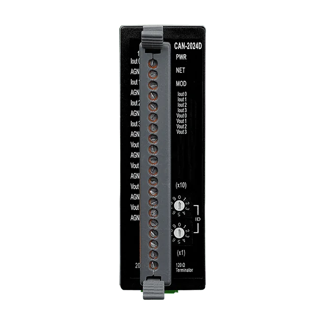 CAN-2024D DeviceNet Slave Module, 4-ch 14-bit Analog Output