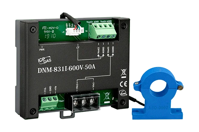 DNM-831I-600V-50A Voltage Attenuator and Current Transformer, 600 V / 50 A