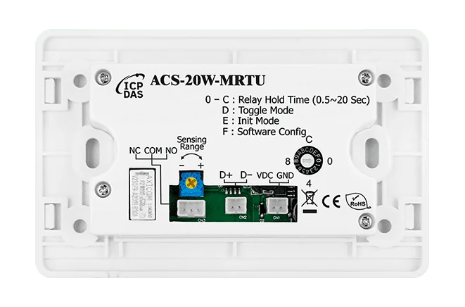 ACS-20W-MRTU No-touch Infrared Sensor Switch, RS-485 Modbus RTU
