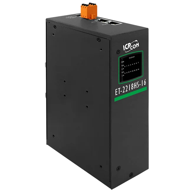 ET-2218HS-16 Ethernet I/O Module, 16-ch High-Speed Thermocouple Input