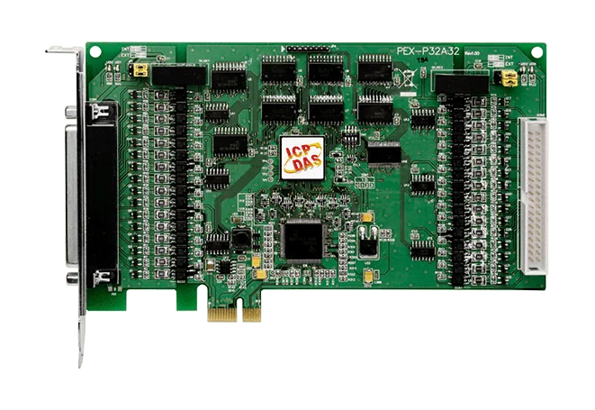 PEX-P32A32 PCI Express Board, 32-ch Isolated DI and 32-ch PNP DO