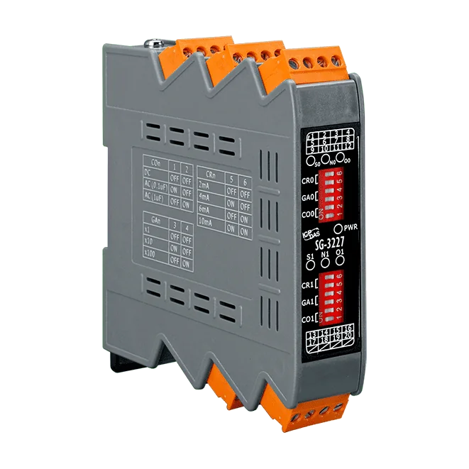 SG-3227 2-Channel IEPE Input Signal Conditioner for Vibration Sensors