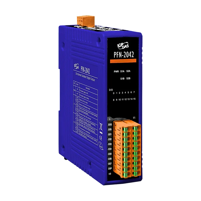 PFN-2042 PROFINET I/O Module, Isolated 16-ch Digital Output