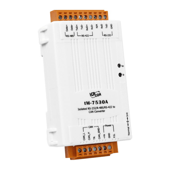 tM-7530A Intelligent Tiny UART/CAN Converter, CAN 2.0A/2.0B