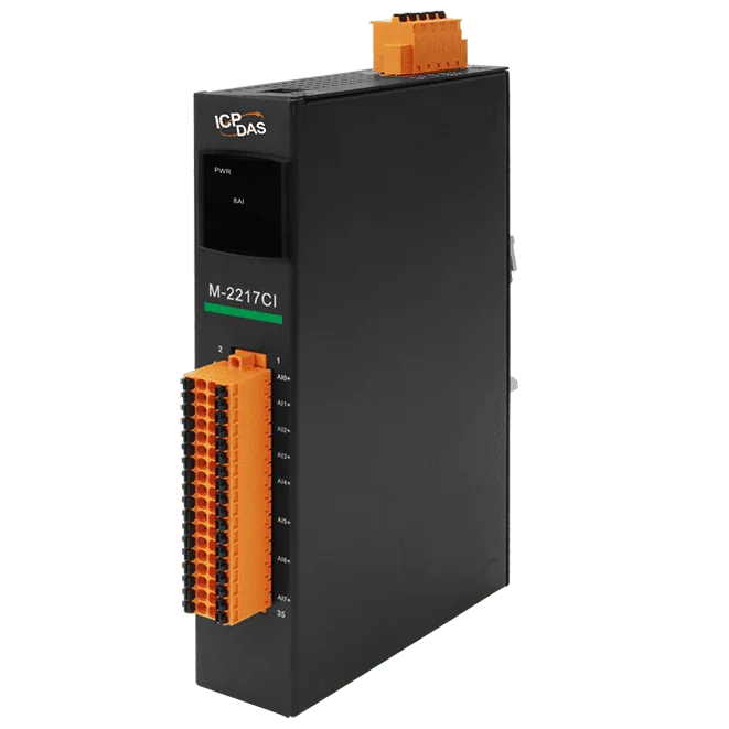 M-2217CI 8-ch Differential Analog Input Module, 3000 VDC Isolation