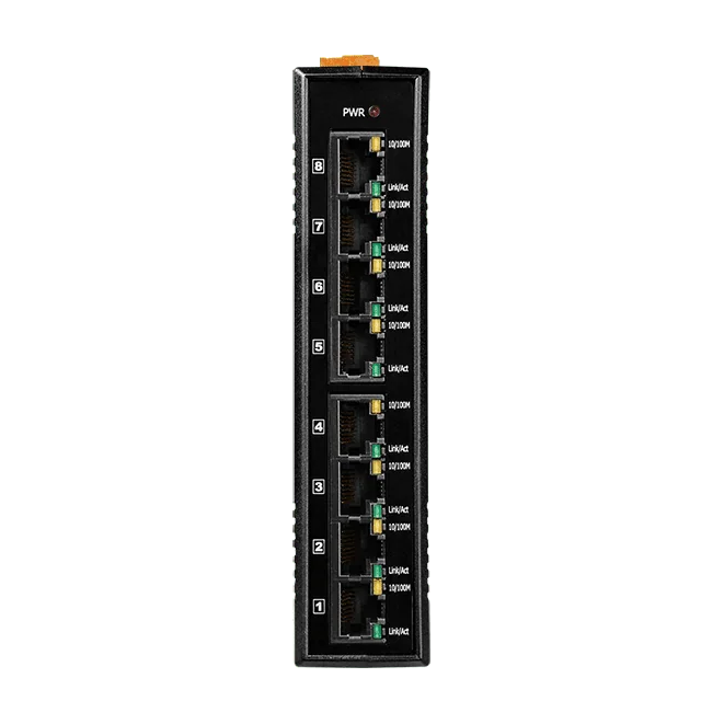 NS-208A Unmanaged 8-Port Industrial 10/100 Mbps Ethernet Switch