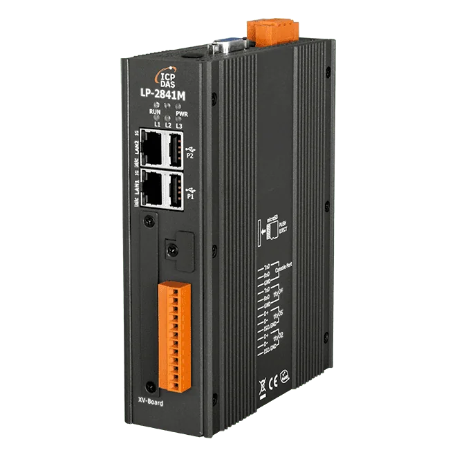 LP-2841M Linux PAC with Quad-core Cortex-A53 and Dual Gigabit Ethernet