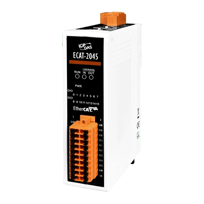 ECAT-2045 EtherCAT SubDevice I/O Module, Isolated 16-ch DO (Sink, NPN)