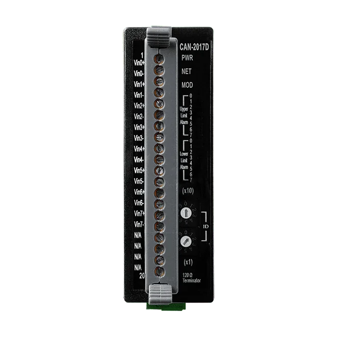 CAN-2017D DeviceNet Slave Analog Input Module, 8-ch Differential