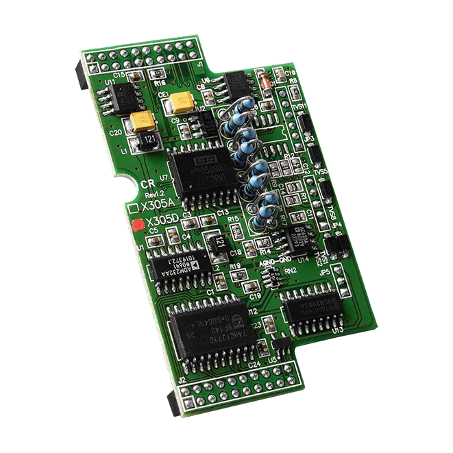 X305D X-board, 8-ch 0 ~ 20 mA Analog Input with 2-ch DI and 2-ch DO