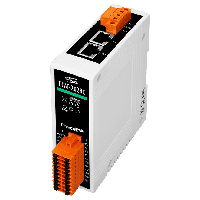 ECAT-2028C EtherCAT SubDevice Analog Output Module, 8-ch 12-bit