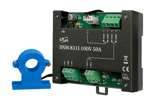 DNM-831I-100V-50A Voltage Attenuator and Current Transformer, ±100 V / ±50 A