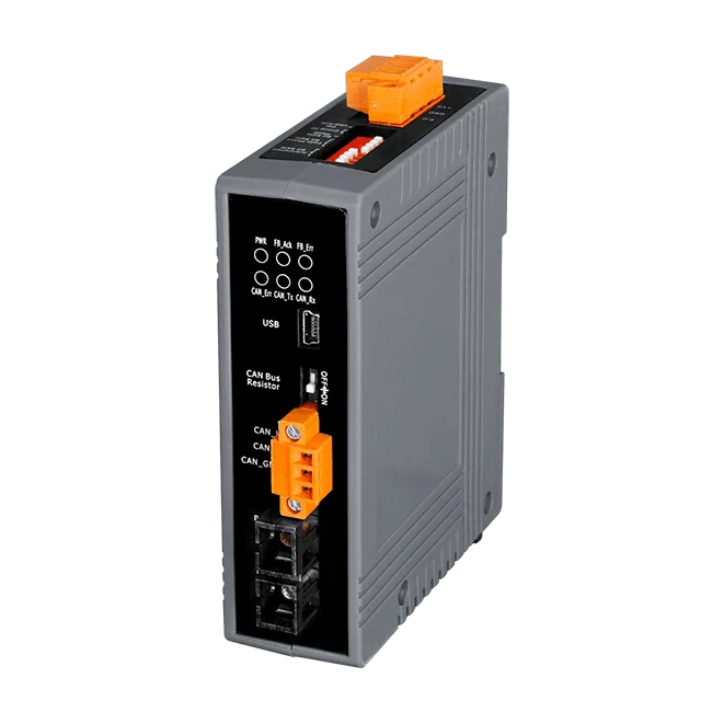 I-2533CS-FD CAN/CAN FD to Single-mode Fibre Bridge, 30 km, SC Connector
