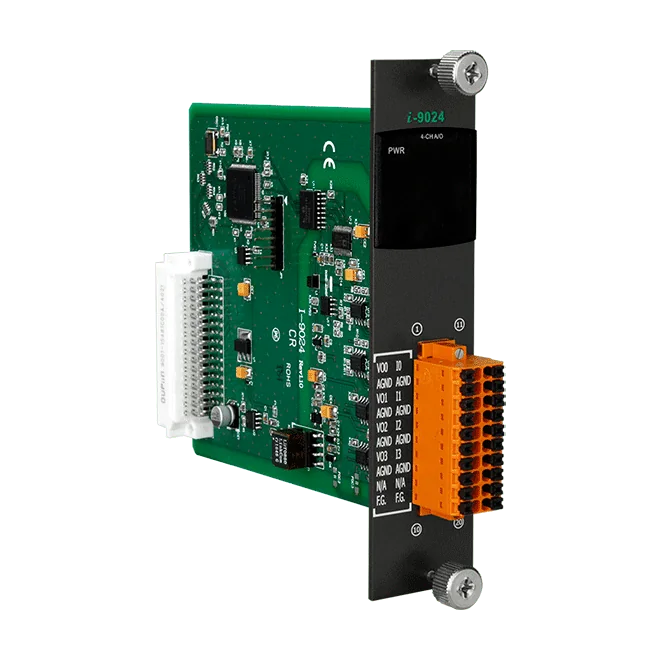 I-9024 4-ch Analog Output Module, ±10 V / 0 ~ 20 mA, 14-bit