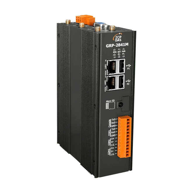 GRP-2841M 4G/5G Ethernet Gateway, 4-Port Serial, Linux RTU