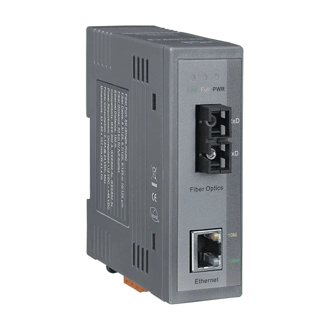 NS-200AFCS-60T Media Converter, 10/100Base-TX to 100Base-FX, 60 km Single-Mode