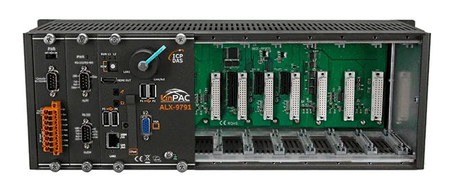 ALX-9791 Linux PAC, 7-Slot Metal Controller with Intel E3950 CPU
